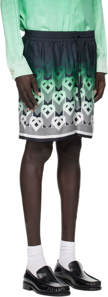 Къси панталони Casablanca Printed Drawstring Shorts Черно | MPF25-TR-012-01, 3