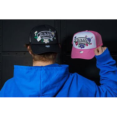 Шапка с козирка Von Dutch Von Dutch Trucker Flora Polyester Foam Cap Черно | VD-7030851, 7