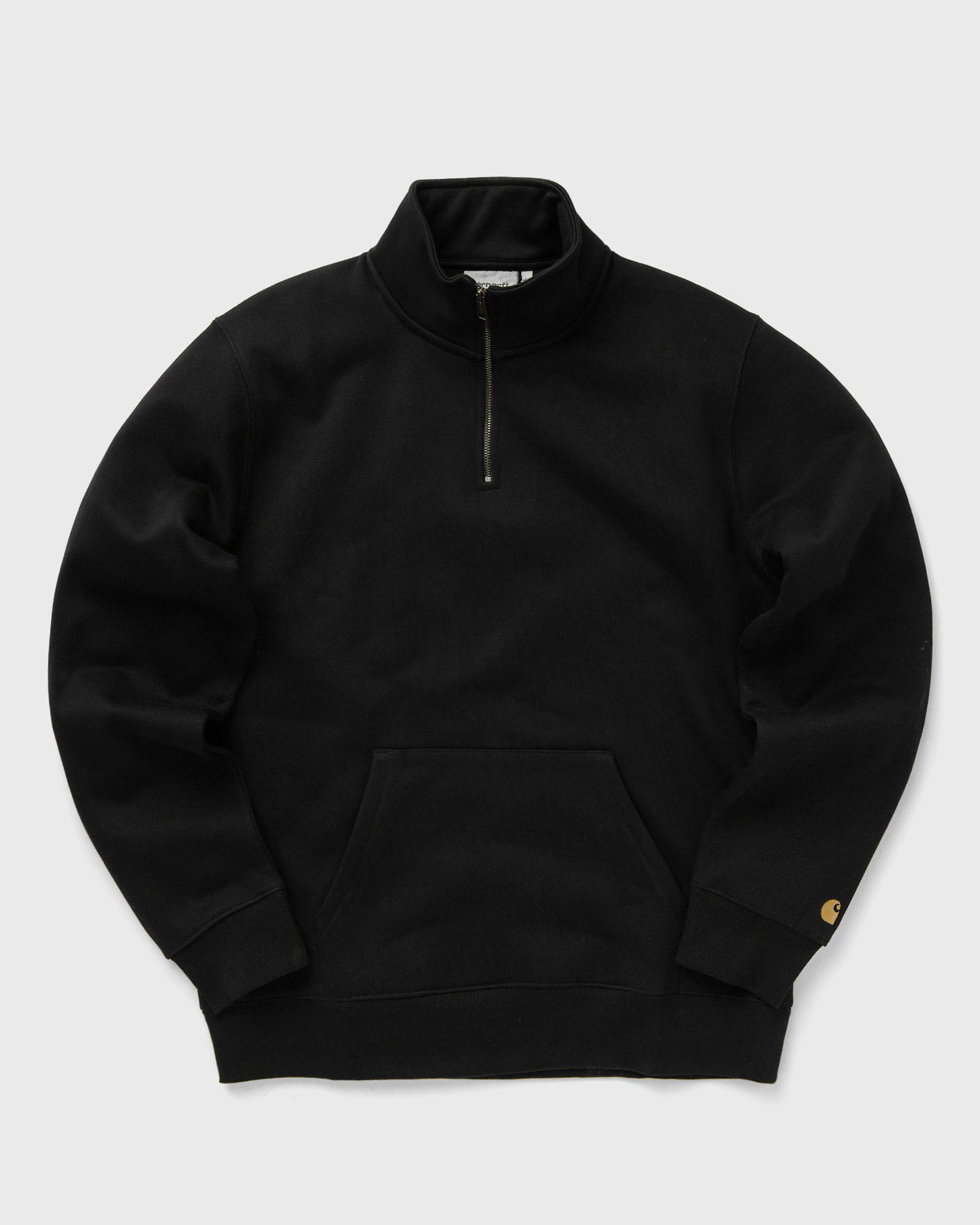 Суитчър Carhartt WIP Chase Quarter-Zip Sweatshirt with Kangaroo Pocket Черно | I033665-00F.XX, 0