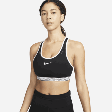 Сутиен Nike Swoosh On The Run Bra Черно | dv9914-010, 3
