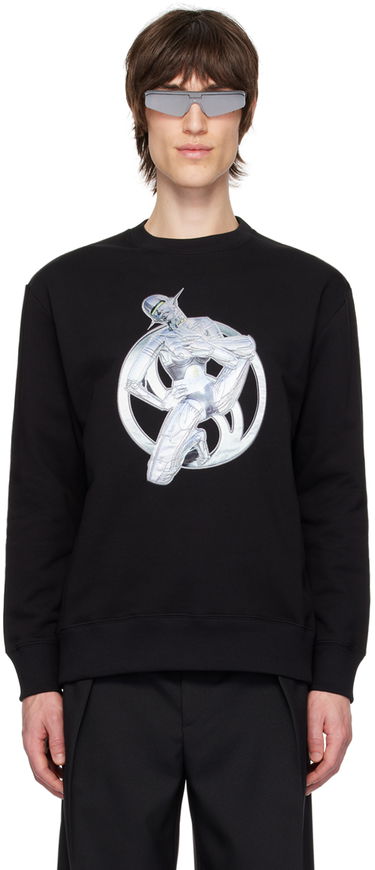Суитчър Stella McCartney Stella McCartney Graphic Print Sweatshirt Черно | 6J02863SPY80, 0