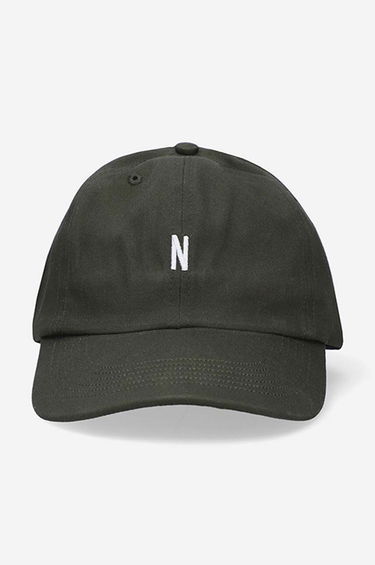 Шапка с козирка NORSE PROJECTS Twill Sports Cap Зелено | N80-0001-8109, 2