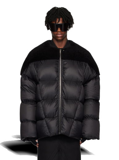 Яке Rick Owens Flight Shearling Down Jacket Черно | RU02C7788 LSHON3