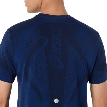 Тениска Asics Road Seamless Short Sleeve Running T-Shirt Синьо | 2011d355-400, 2