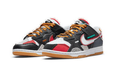 Кецове и обувки Nike Dunk Low Scrap "University Red" Многоцветен | DN1775-001, 2