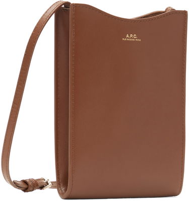 Чанта през рамо A.P.C. Jamie Neck Pouch Shoulder Bag Кафяво | PXBMW-F63412, 1