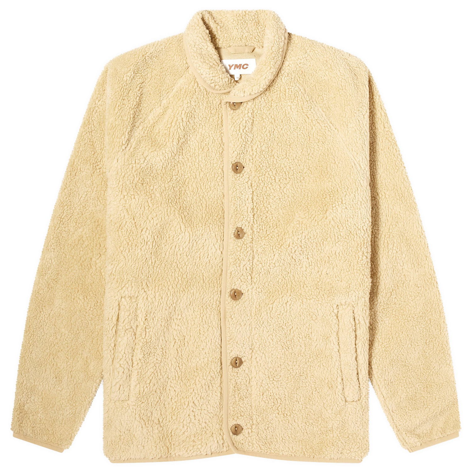 Яке YMC Men's Fleece Jacket Жълто | P7AZD-20, 0