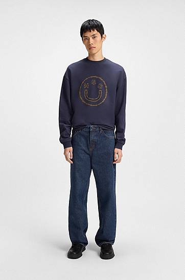 Дънки BOSS Relaxed Fit Jeans Синьо | 50534157, 1