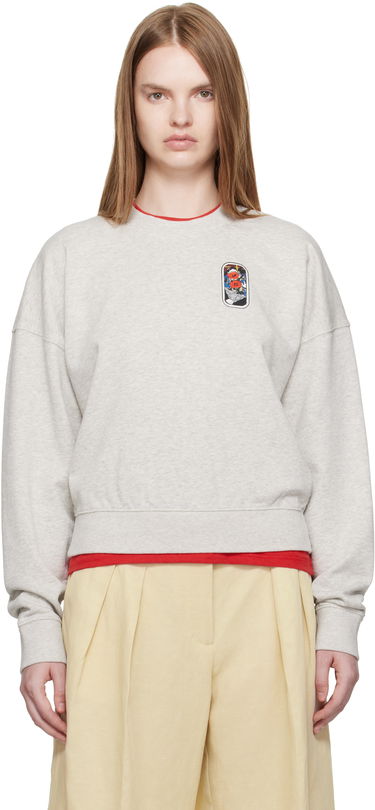 Суитчър KENZO Kenzo Paris 'KENZO City' Short Sweatshirt Сиво | FF62SW1524MF, 0