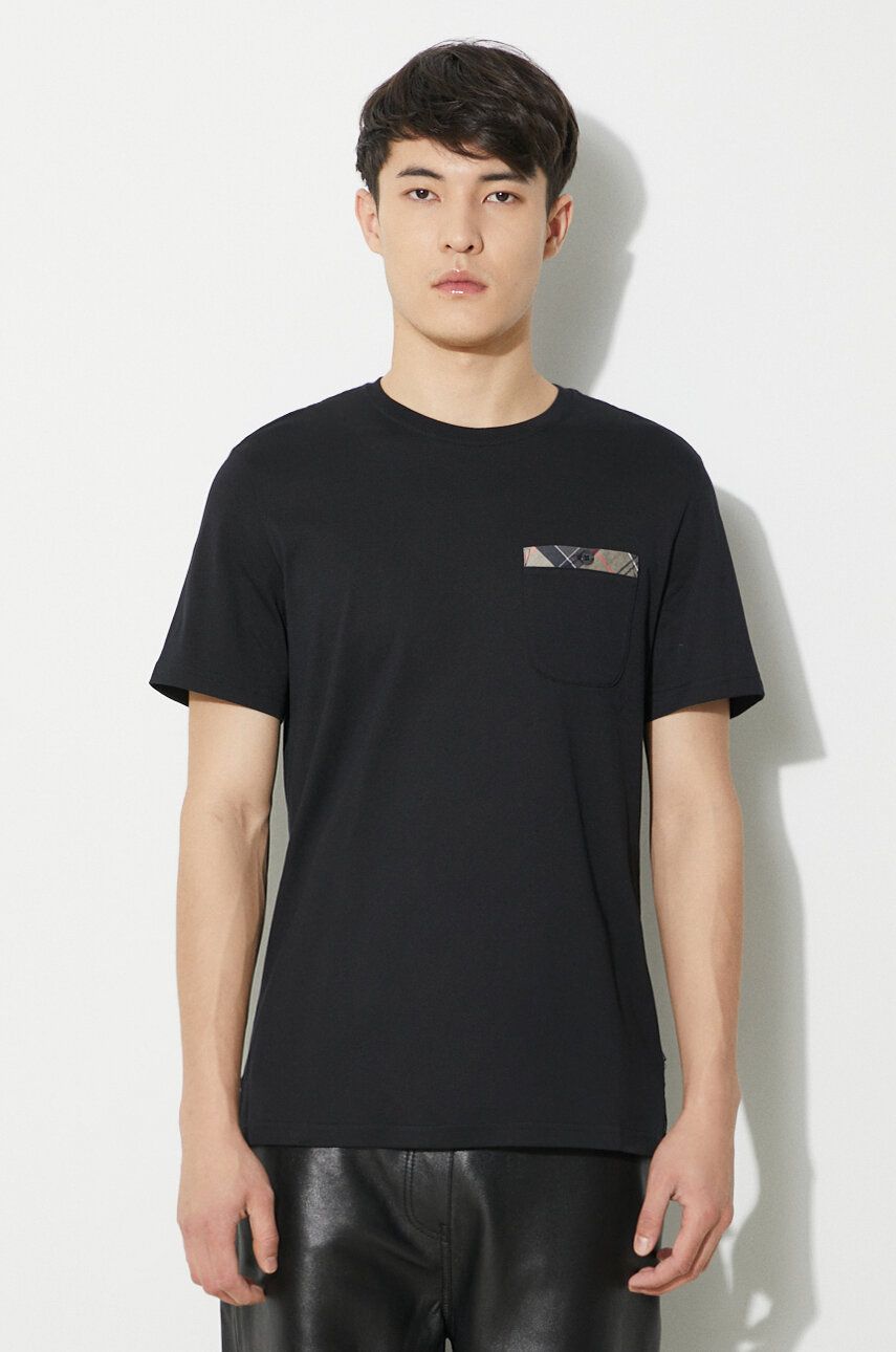 Тениска Barbour Durness Pocket T-Shirt Черно | MTS0682, 0