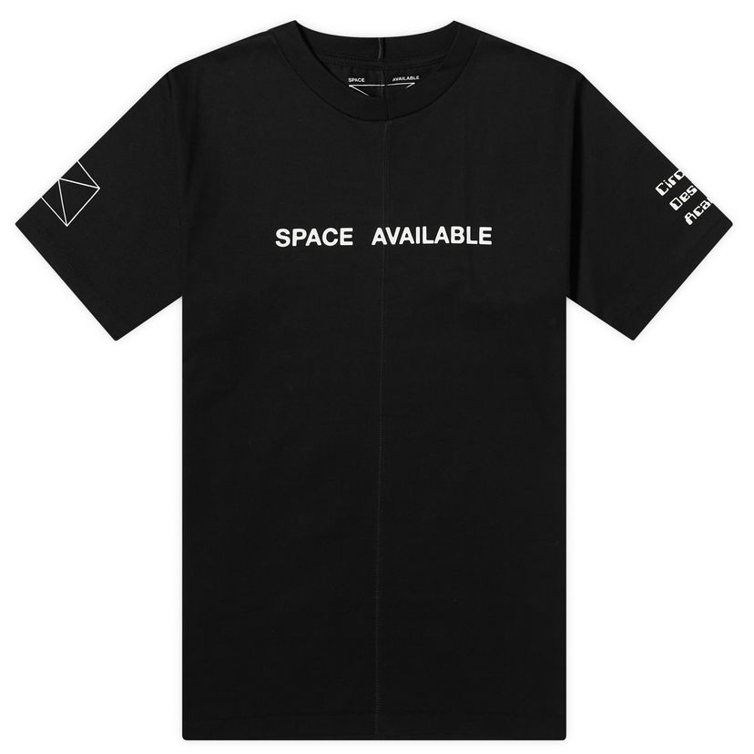 Тениска Space Available SA Logo Черно | SA04-LG001-BLK