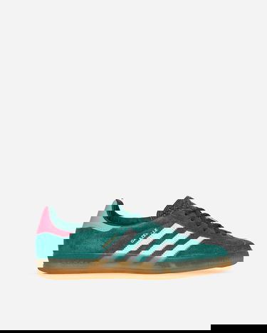Кецове и обувки adidas Originals Gazelle Indoor Collegiate Green Lucid Pink Зелено | IG5929, 1