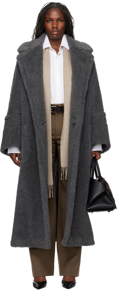 Палта Max Mara Max Mara Kadiak Teddy Coat Сиво | 2421016313600 MM10502, 0
