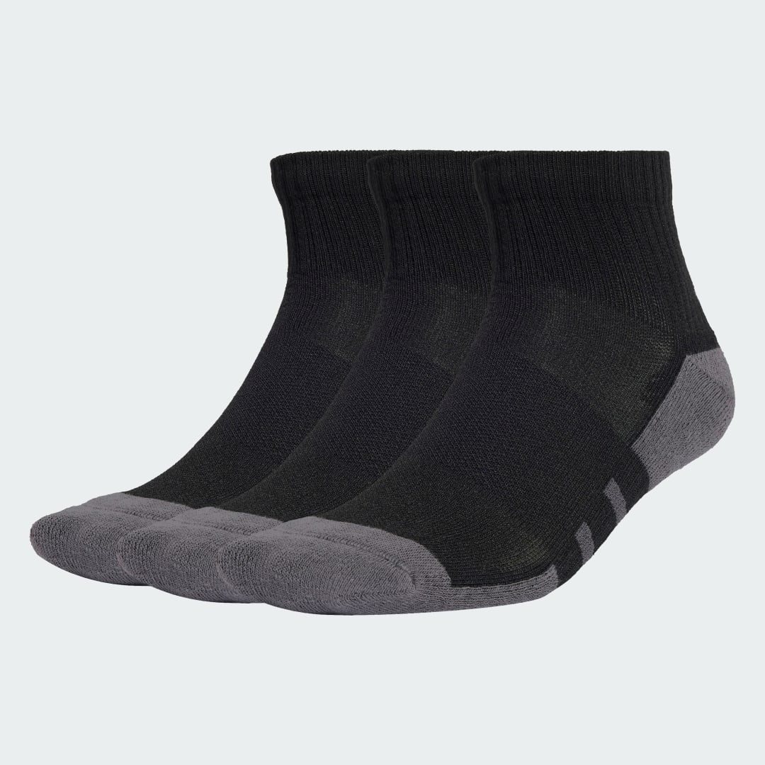 Чорапи adidas Performance Quarter Socks 3 Pairs Черно | JC6453, 1