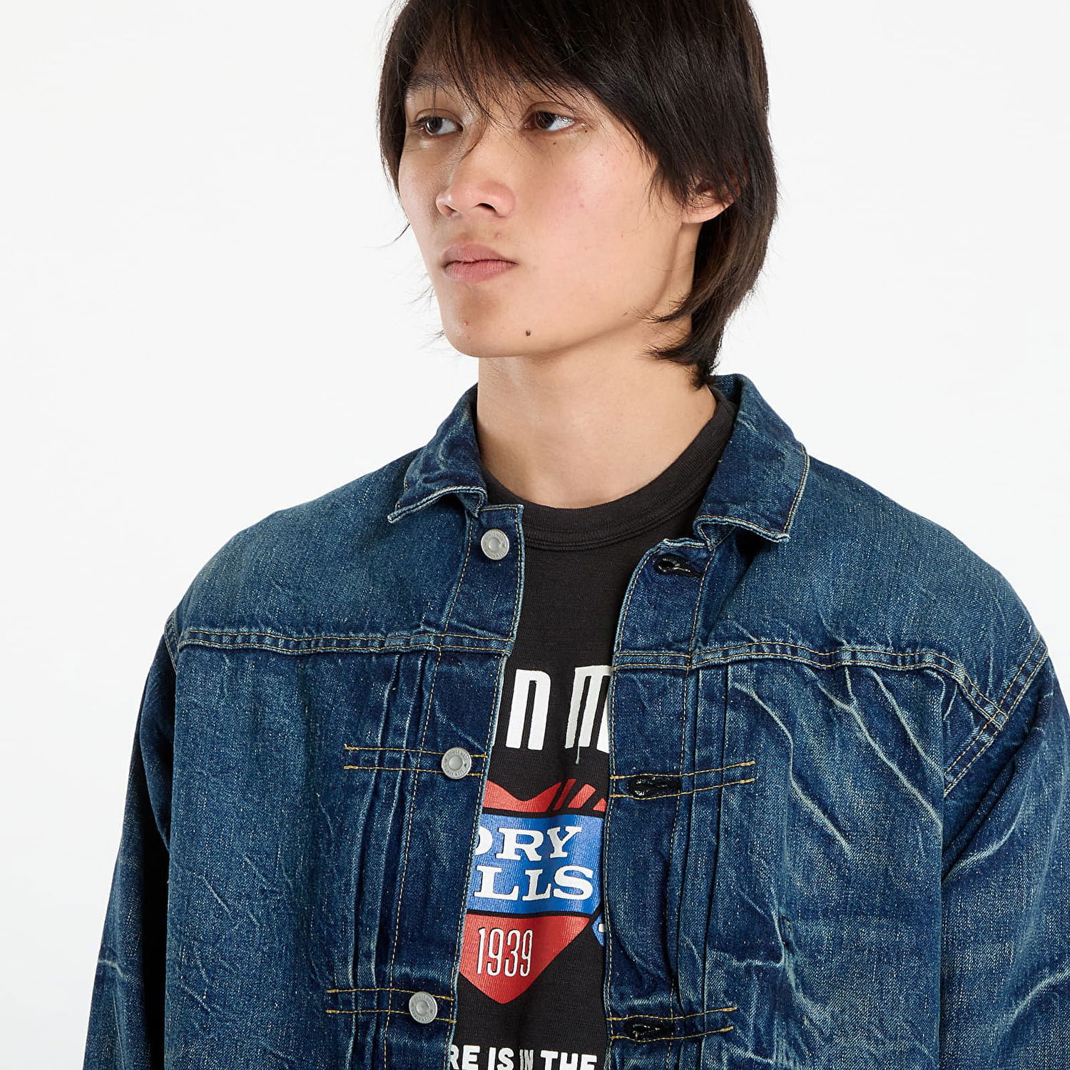 Яке Human Made HUMAN MADE Denim Work Jacket Синьо | HM30JK002IN, 1