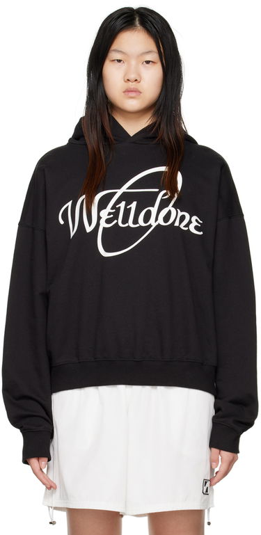 Суитчър We11done We11done Circle Logo Hoodie Черно | WD-TH3-22-813-U-BK, 0