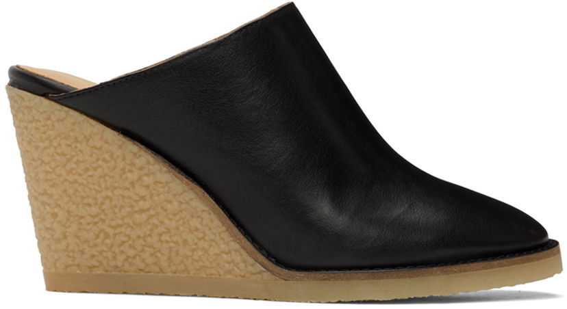 Кецове и обувки ISABEL MARANT Takita Wedge Mules Черно | 22ACP0028-22A020S