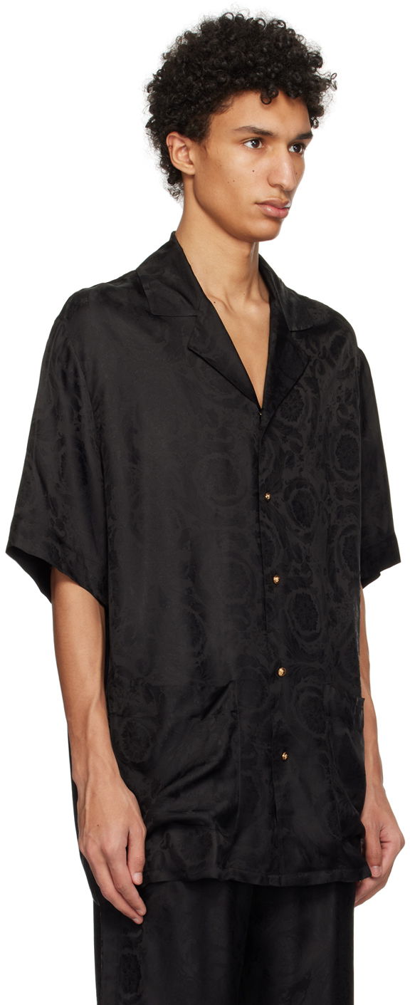 Риза Versace Barocco Print Relaxed Shirt Черно | 1002567 1A06341, 1