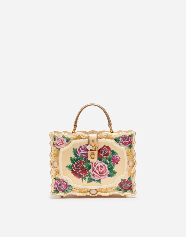 Dolce & Gabbana Dolce Box Bag Hand-painted Wood