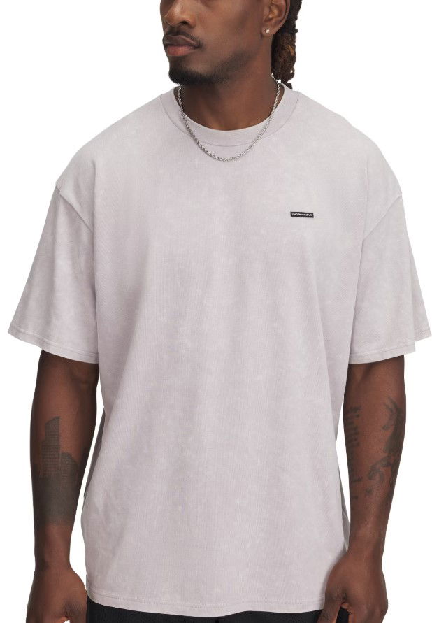 Тениска Under Armour Men's HW OS Logo Wash Short Sleeve T-Shirt Сиво | 1389147-009, 0