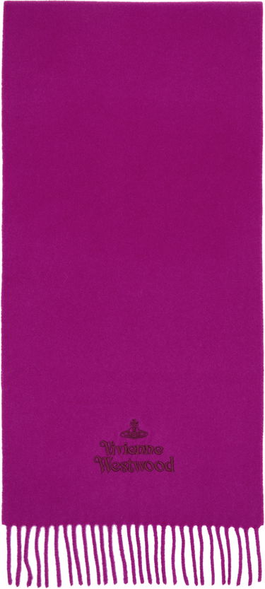 Шал Vivienne Westwood Vivienne Westwood Embroidered Scarf Червено | 81030007-W00Q7-AAB-, 4