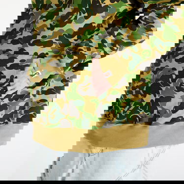 Суитчър BAPE Abc Camo Shark Half Zip Pullover Hoodie Многоцветен | 001PPK801010M GRN, 2