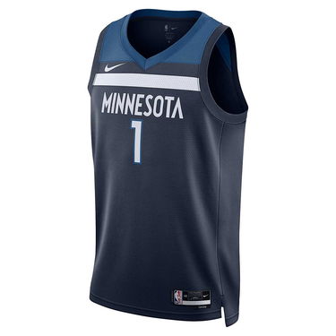 Фланелка Nike NBA Dri-FIT Minnesota Timberwolves Anthony Edwards Icon Edition 2022/23 Swingman Jersey Тъмно синьо | DN2013-421, 1