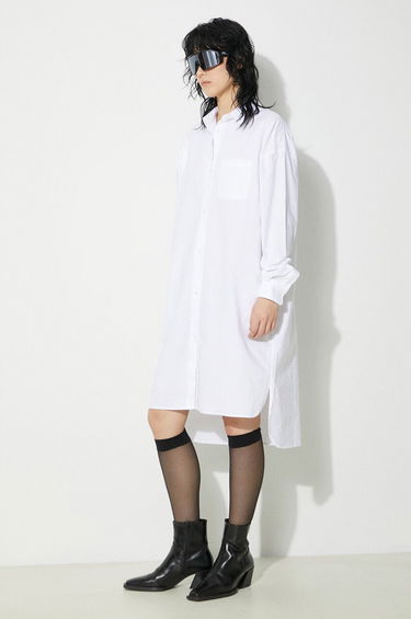 Pокля Fiorucci Fiorucci Oversize Midi Shirt Dress Бяло | W01FPDSH063CO01WH01, 0