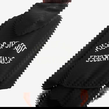 Суитчър Fear of God Essentials Brushed Hooded Bomber Jacket Черно | 202HO245400FW, 3