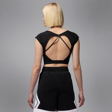 Съкратен топ Jordan Jordan Sport Knit Crop Top Черно | HJ0070-010, 2