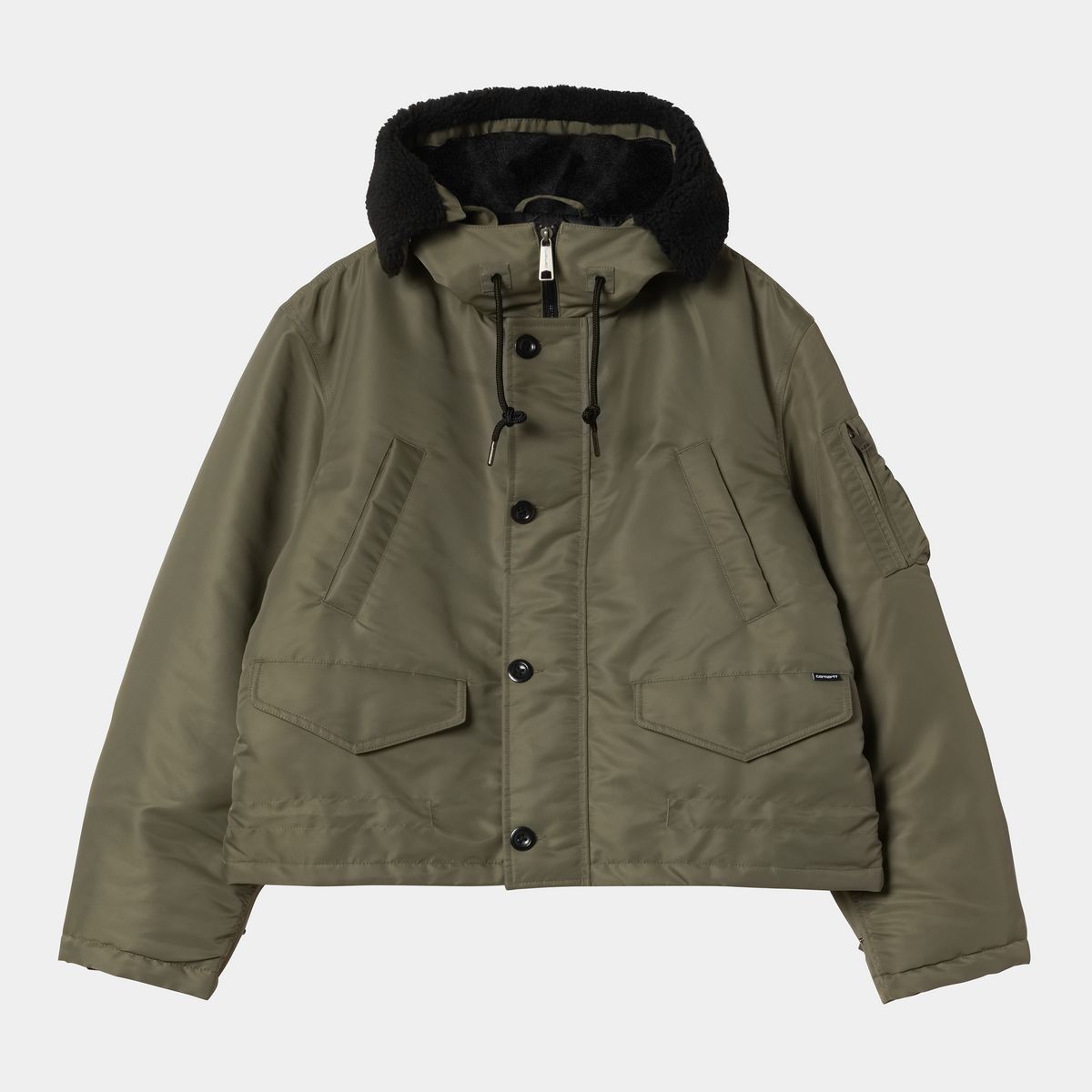 Парка Carhartt WIP Oltera Hooded Jacket with Sherpa Lined Hood Зелено | I035318_9, 0