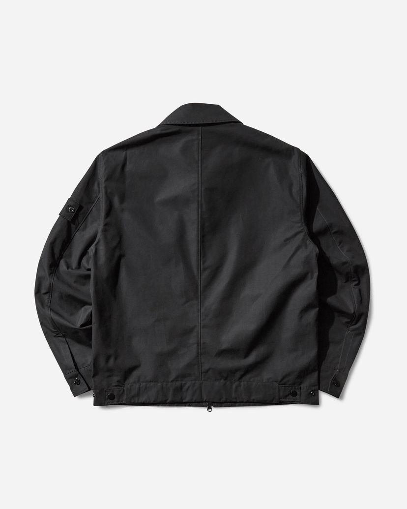 Риза Stone Island Ghost Cotton Canvas Overshirt Черно | K2S15-1200018-S00F1 V0029