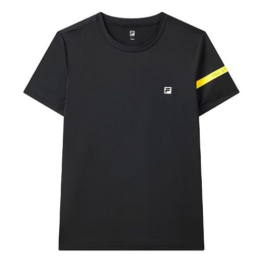Тениска FILA Training Round Neck Short Sleeve T-Shirt Черно | A11M021102G-BK, 0