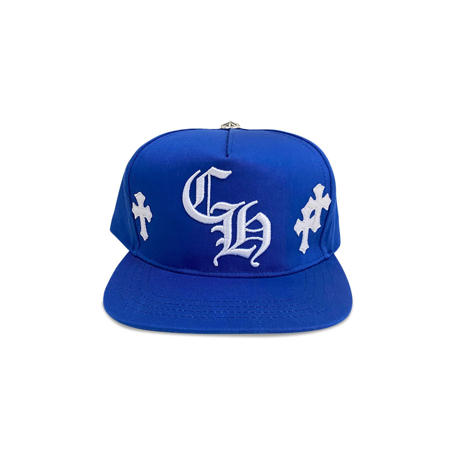 Шапка с козирка Chrome Hearts Cross Patch Baseball Hat Синьо | 1383 100000701CPBH BLUE, 1