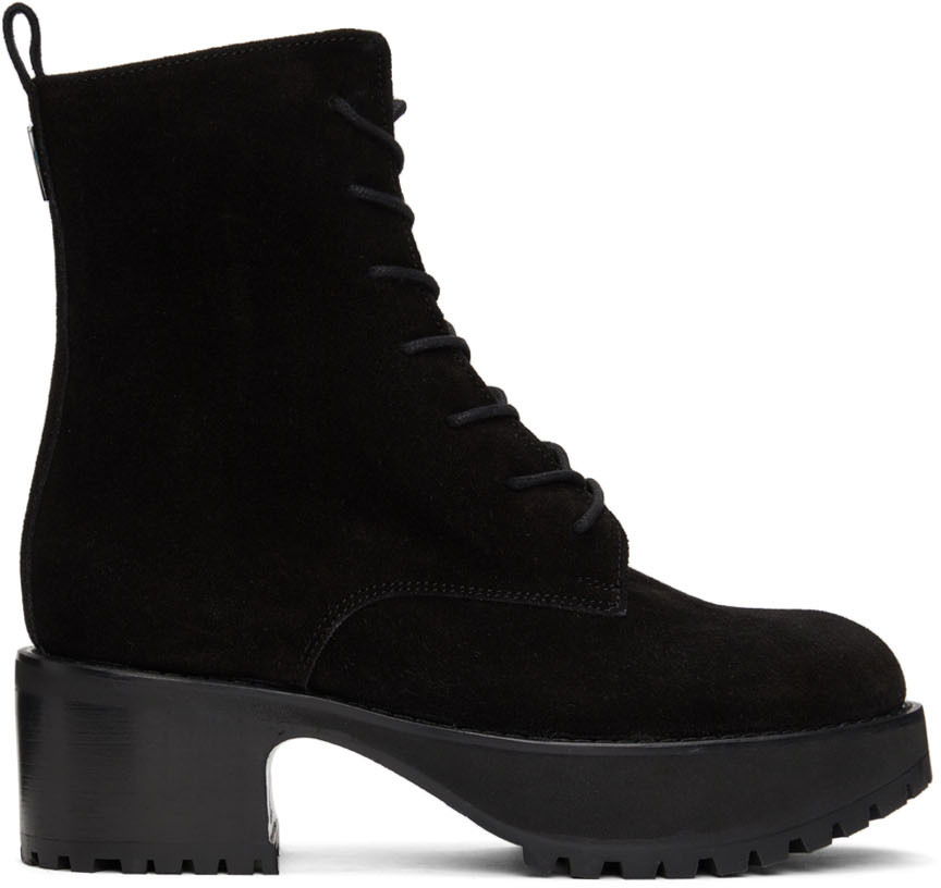 Облекло BY FAR BY FAR Cobain Suede Boots Черно | 22CRCBBLU, 0