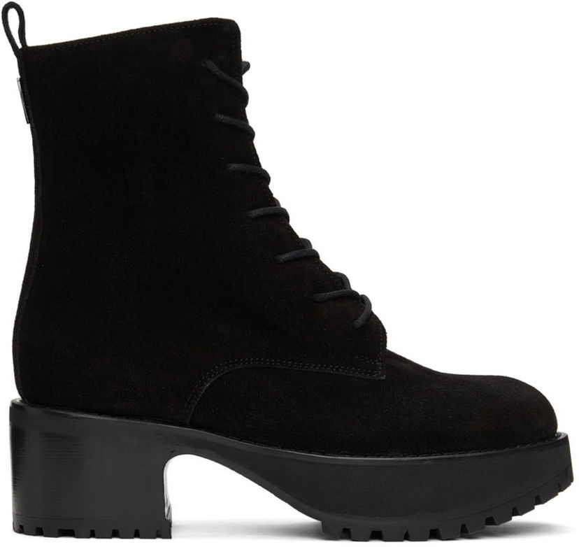Облекло BY FAR BY FAR Cobain Suede Boots Черно | 22CRCBBLU