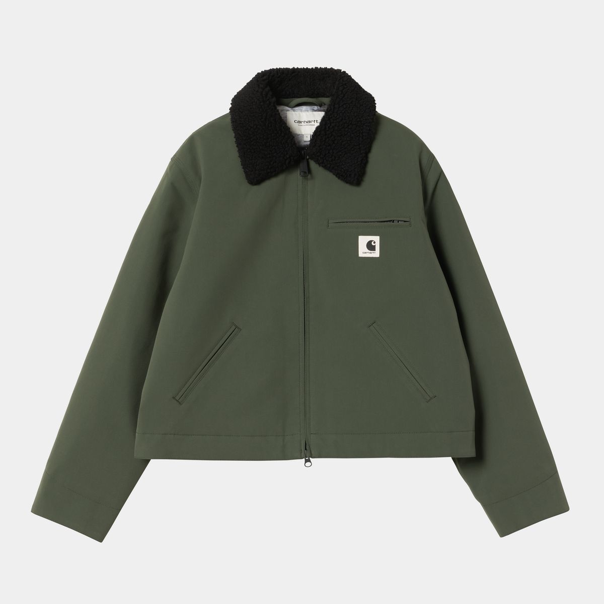 Яке Carhartt WIP Newkirk Shearling Collar Jacket Зелено | I035699_8, 0