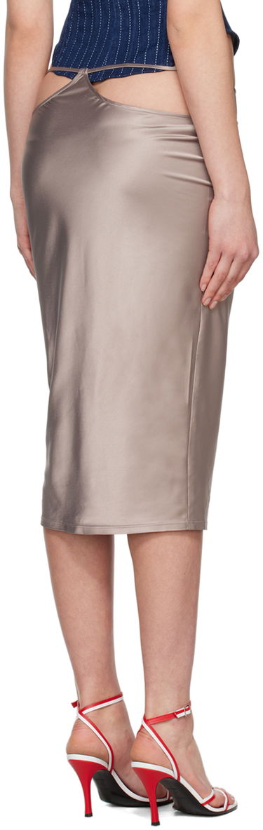 Пола Miaou Miaou Verona Midi Skirt Сиво | 4027SS3SIL, 2