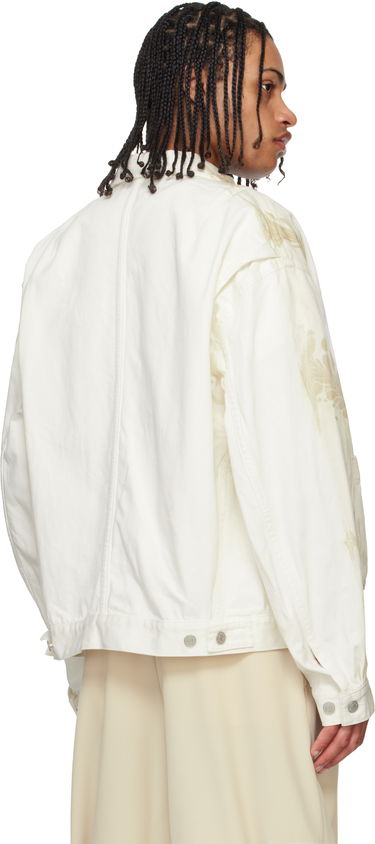 Яке бомбър Dries Van Noten Dries Van Noten Printed Jacket Бежово | 251-020550-1556, 2