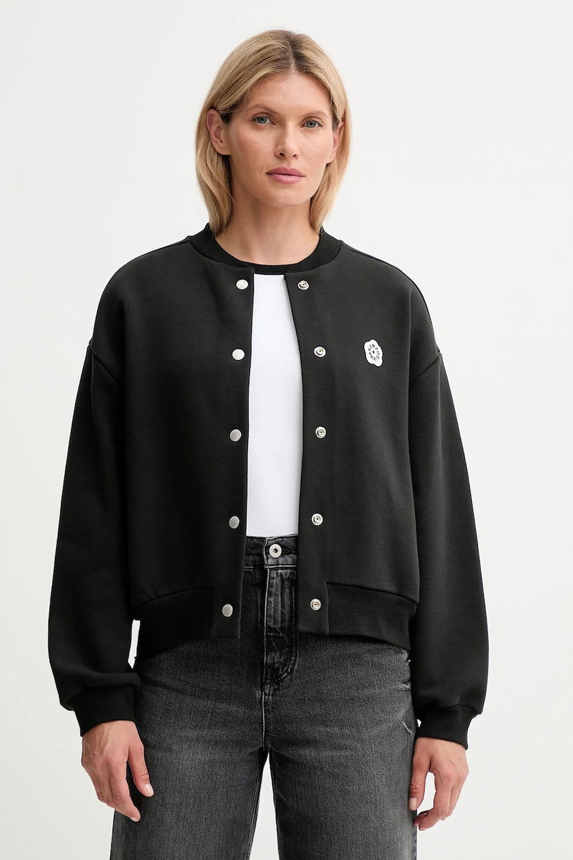 Яке бомбър KENZO Kenzo Oversize Bomber Jacket Черно | FF62BL5514MK