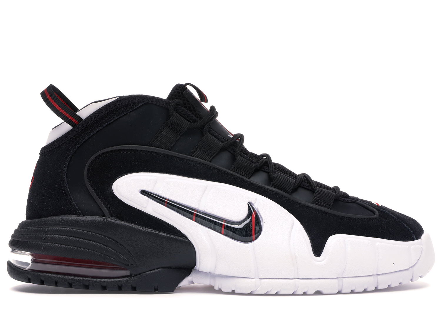 Кецове и обувки Nike Air Max Penny Black White Red Черно | 685153-003, 0