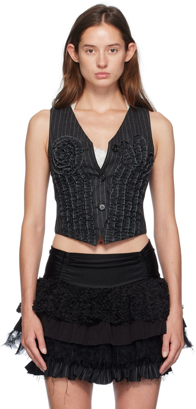 Пуловер Andersson Bell Vest Tailoring Черно | atb1176w, 0