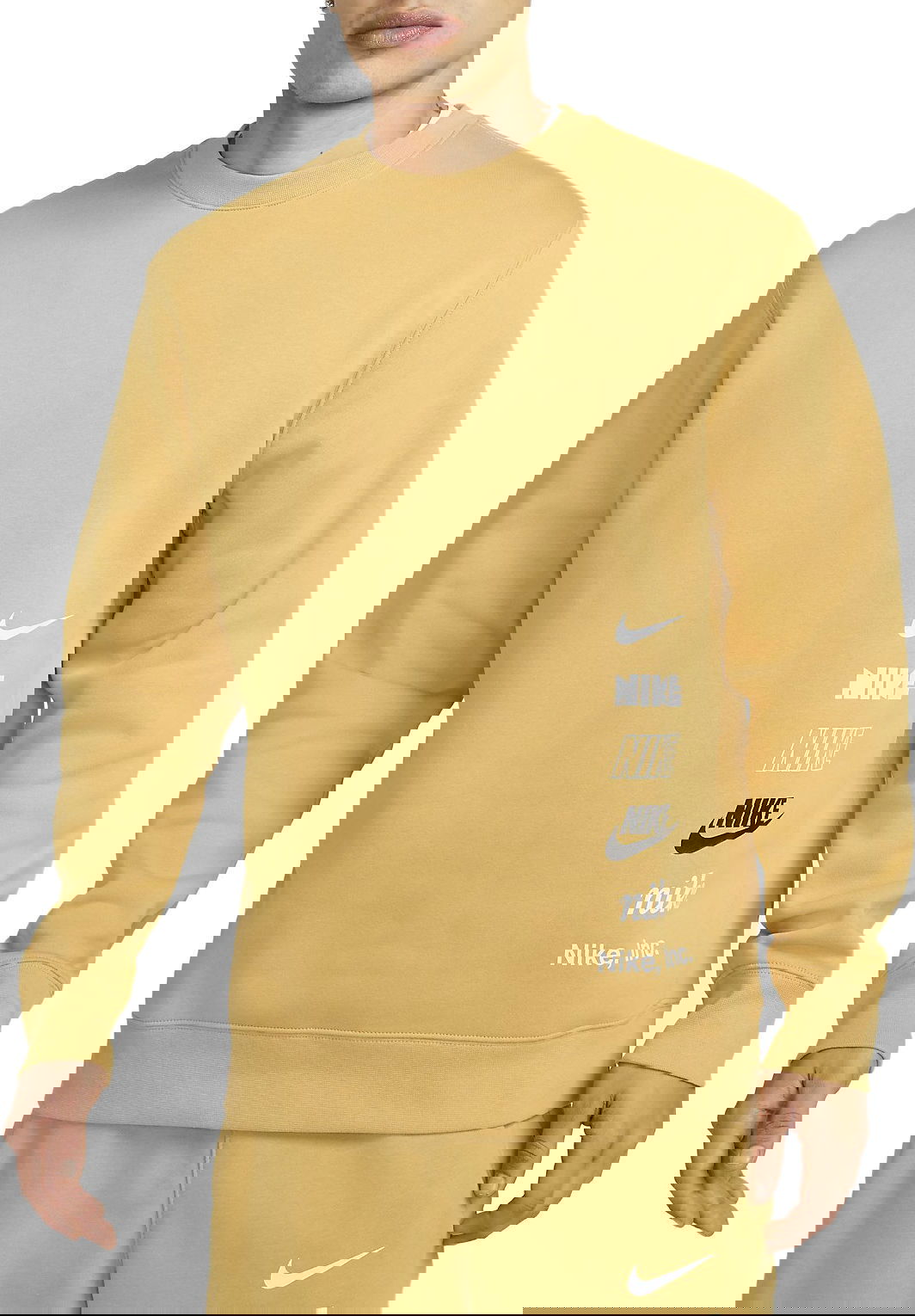 Суитчър Nike Club Fleece+ Sweat Бежово | dx0781-725, 0