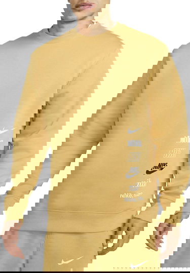 Суитчър Nike Club Fleece+ Sweat Бежово | dx0781-725, 0
