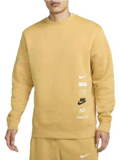 Суитчър Nike Club Fleece+ Sweat Бежово | dx0781-725