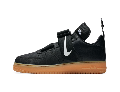 Кецове и обувки Nike Air Force 1 Utility Black Gum Черно | AO1531-002