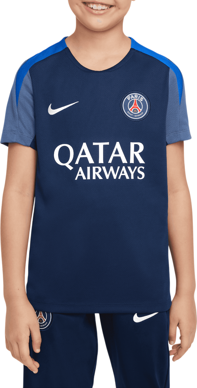 Тениска Nike PSG Strike Short Sleeve Top Тъмно синьо | hj7836-411