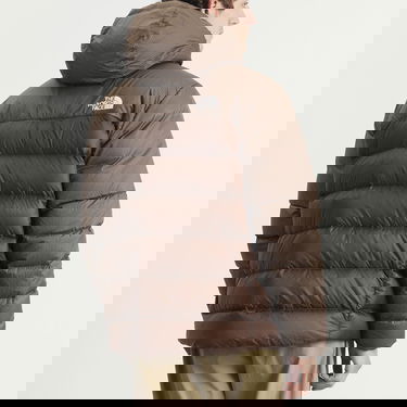 Пухо яке The North Face HKE Kalix Grid Pattern Down Hooded Jacket Кафяво | NF0A8D1Y1OI, 3