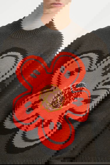 Пуловер KENZO Kenzo RWS Futura Knit Jumper Зелено | FF65PU7413CK, 3