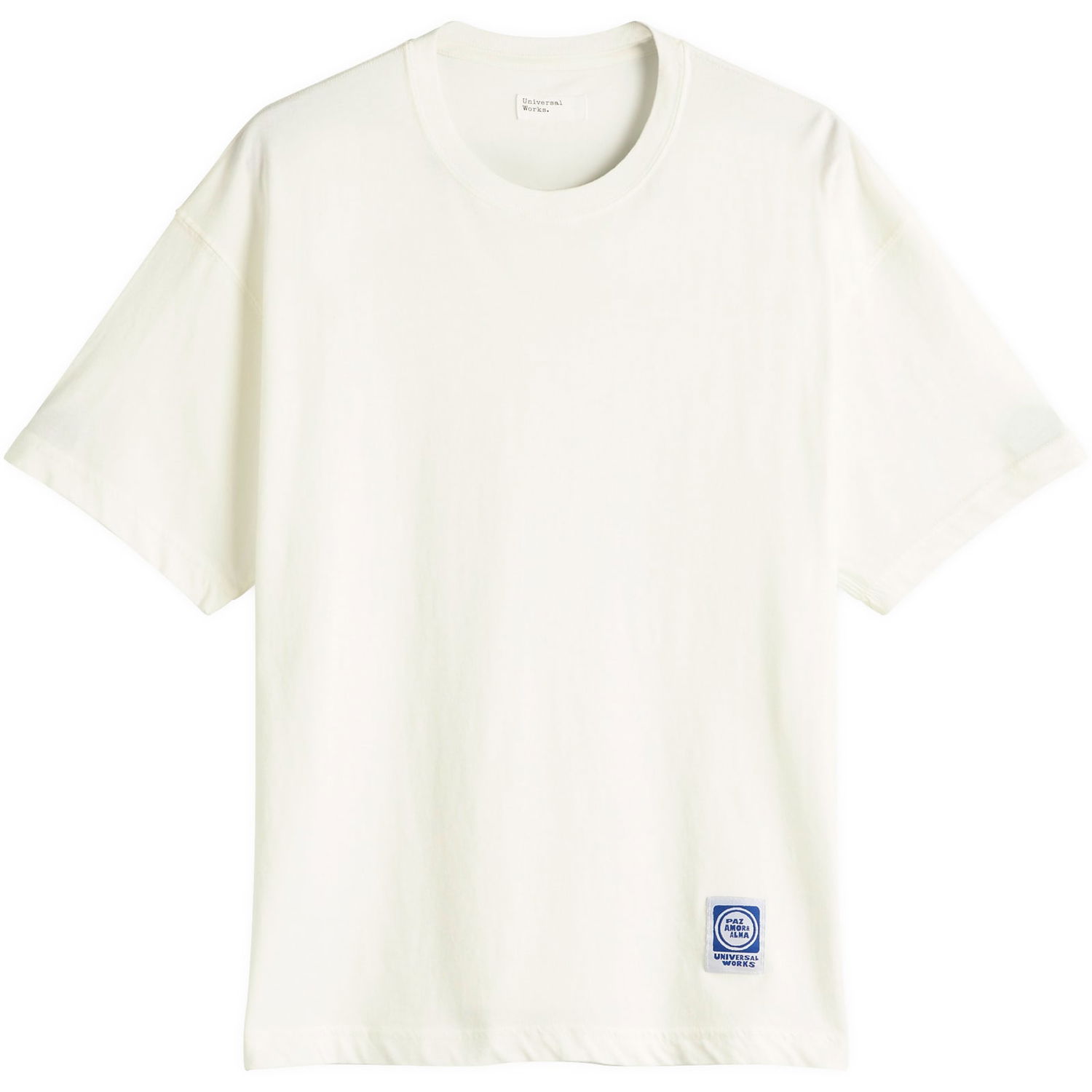 Тениска Universal Works Universal Works Loose Fit T-Shirt, Size Medium Бяло | P32054-ECR, 0